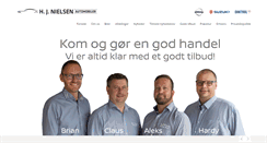 Desktop Screenshot of hjnauto.dk