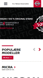 Mobile Screenshot of nissan.hjnauto.dk